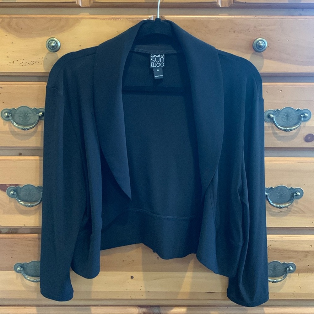 Ciara Sun Woo Shawl Collar Shrug